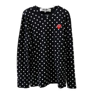 コムデギャルソン(COMME des GARCONS)のPLAY Comme des Garçonsドット ロンT(Tシャツ(長袖/七分))