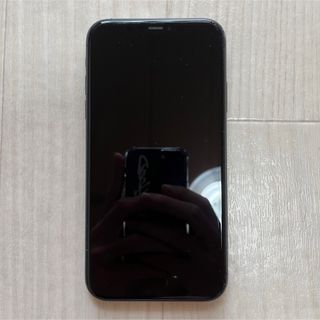 アップル(Apple)のiPhone 11 Black ブラック アイフォンイレブン SIMなし(スマートフォン本体)