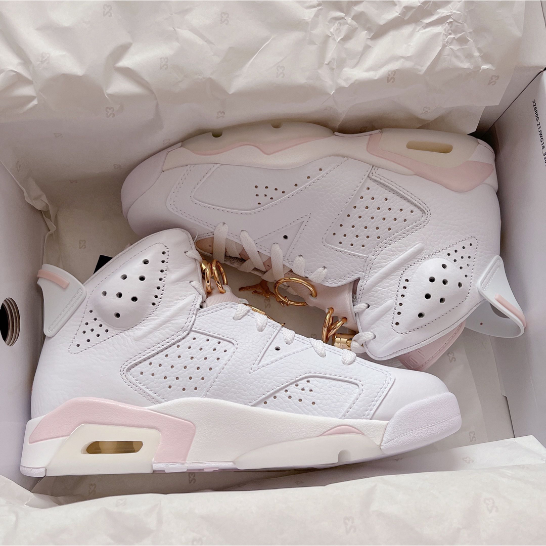 NIKE(ナイキ)のNike WMNS Air Jordan6 Gold Hoops レディースの靴/シューズ(スニーカー)の商品写真