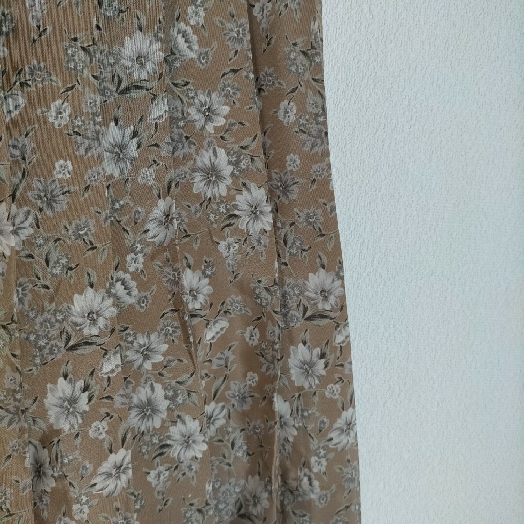 Santa Monica(サンタモニカ)のヴィンテージ古着 花柄 プリーツ スカート レディースのスカート(ロングスカート)の商品写真