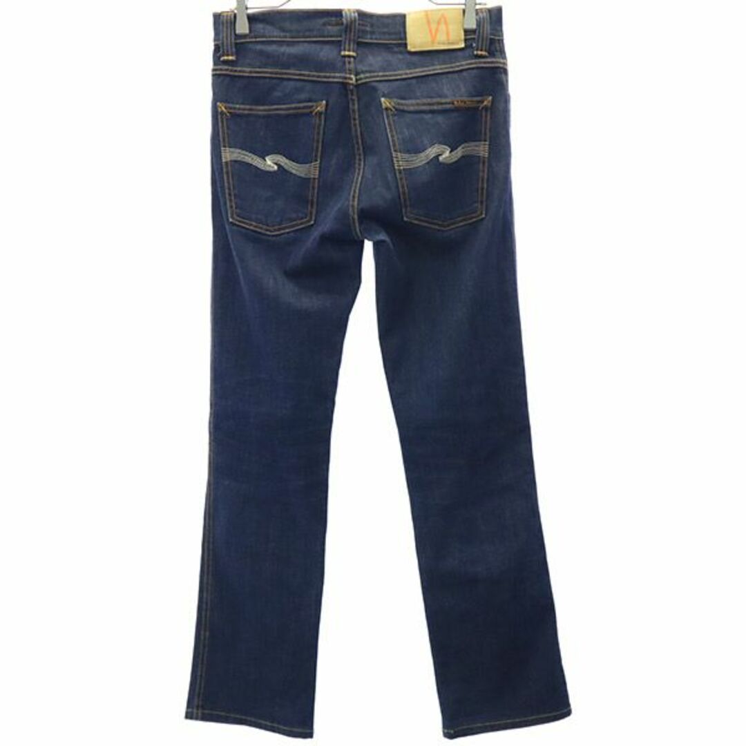 Nudie Jeans - ヌーディージーンズ 刺繍 ストレート デニムパンツ W31