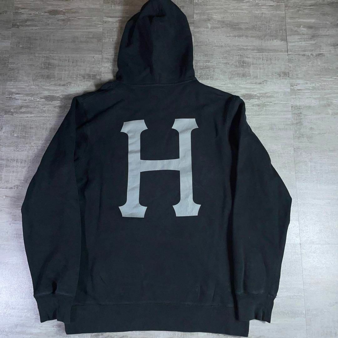 HUF パーカー 両面ロゴ-