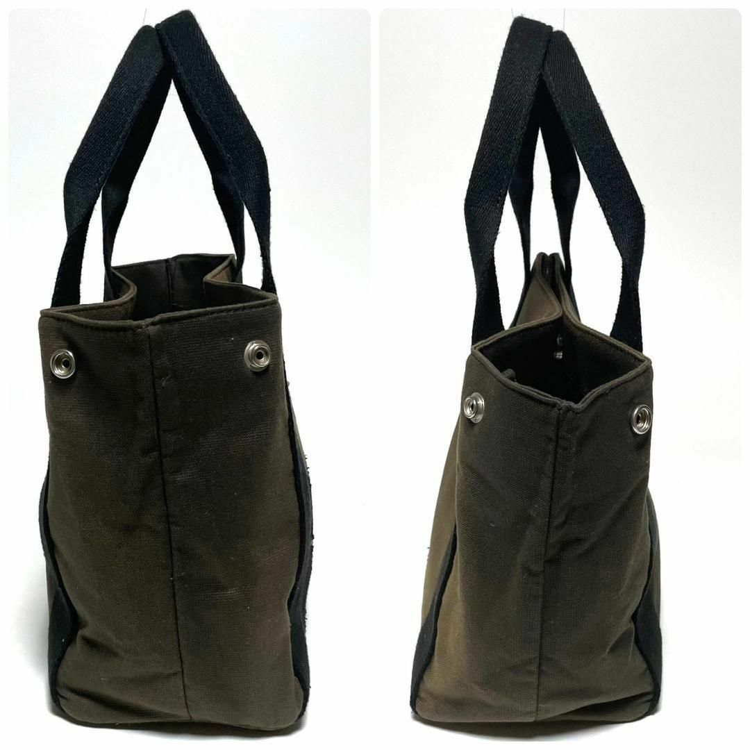 MARY QUANT(マリークワント)のマリークワント ハンドバッグ ポーチ ミニバッグ コンパクト カーキ ナイロン レディースのバッグ(ハンドバッグ)の商品写真