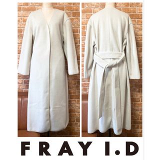 フレイアイディー(FRAY I.D)のFRAY I.D  フレイアイディ アイボリー ロングコート 未使用(ロングコート)