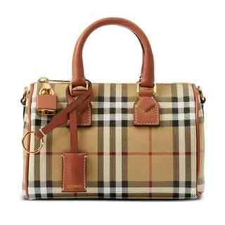 バーバリー(BURBERRY)の新品未使用！送料込み★Burberry★チェック ミニ ボウリングバッグ(ハンドバッグ)