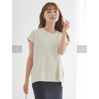 アメリカンホリック(AMERICAN HOLIC)の数回着用のみ★アメリカンホリック★キレイCottonフレンチスリーブプルオーバー(Tシャツ(半袖/袖なし))