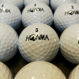 ホンマゴルフ(本間ゴルフ)の【美品】ホンマD1 24球 ホワイト ロストボール ゴルフボール(その他)