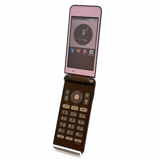 キョウセラ(京セラ)の良品 GRATINA 4G KYF31 ピンク au SIMロック解除済み ⑲(携帯電話本体)