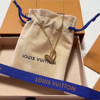 ルイヴィトン(LOUIS VUITTON)の新品未使用 ルイヴィトン ネックレス・ハート フォーリンラブ ゴールド(ネックレス)