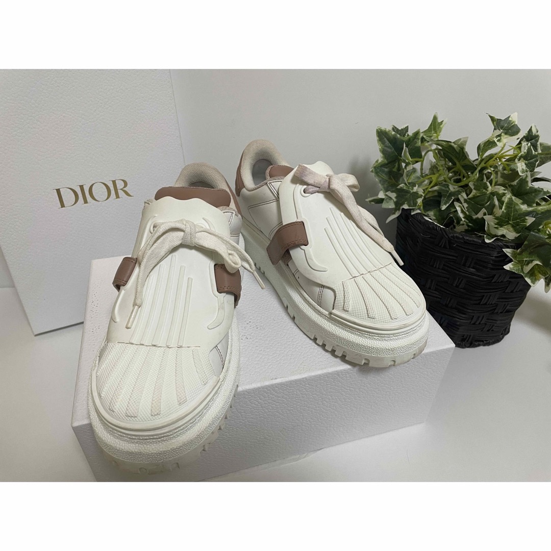 正規【C.Dior】ディオール  シューズ レザー ロゴ