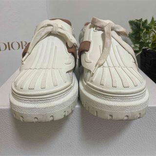 Christian Dior - ☆美品 DIOR-ID ロゴ レザー スニーカー