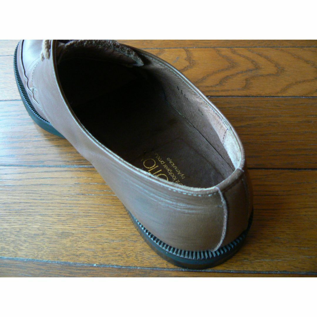 No.001 革靴　メンズ　26cm[EE] ベージュ系　中古品 メンズの靴/シューズ(ドレス/ビジネス)の商品写真
