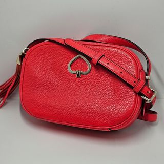 ケイトスペードニューヨーク(kate spade new york)の【極美品】ケイトスペード　ショルダーバッグ　ポーチ　レザー　コートニー(ショルダーバッグ)