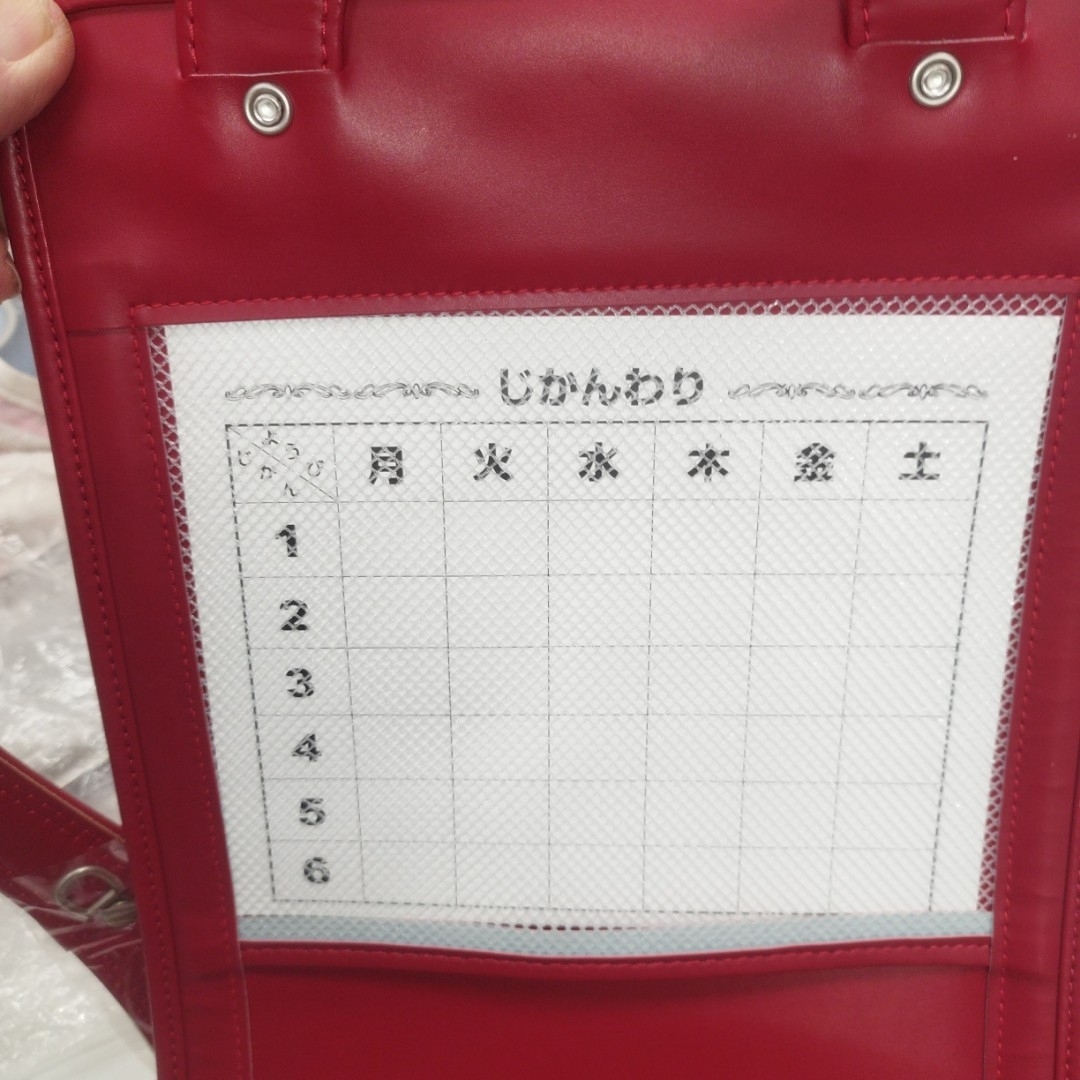 高級　コードバン　ランドセル　レッド　日本製　防水加工　中村鞄製作所 7