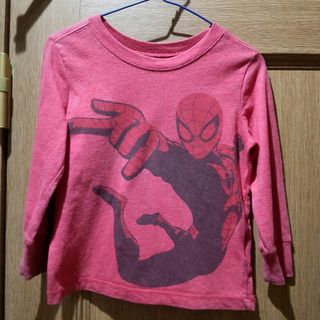 マーベル(MARVEL)の【ぴこぴこ様】スパイダーマン　Ｔシャツ(長袖)　サイズ２Ｔ　<264>　他１点(Tシャツ/カットソー)