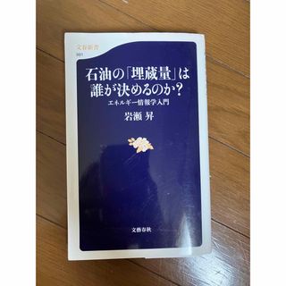 石油の「埋蔵量」は誰が決めるのか? エネルギー情報学入門(文学/小説)