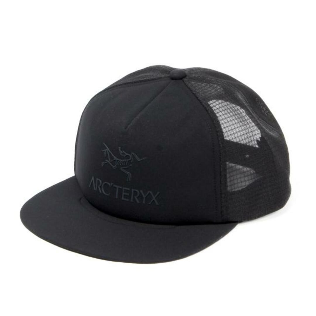 【新品未使用】 ARCTERYX アークテリクス 帽子 メッシュキャップ LOGO TRUCKER FLAT X000006117 L07824000 【BLACK】