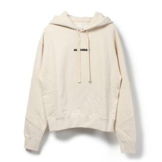 ジルサンダー(Jil Sander)の【新品未使用】 JIL SANDER ジルサンダー パーカー フーディ Hooded Logo Sweatshirt J40GU0002J20010 【Lサイズ/DUNE】(パーカー)