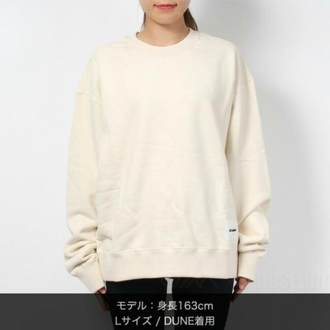 【新品未使用】 JIL SANDER ジルサンダー スウェット 長袖 Logo Sweatshirt コットン J40GU0102J20010  【Lサイズ/DUNE】