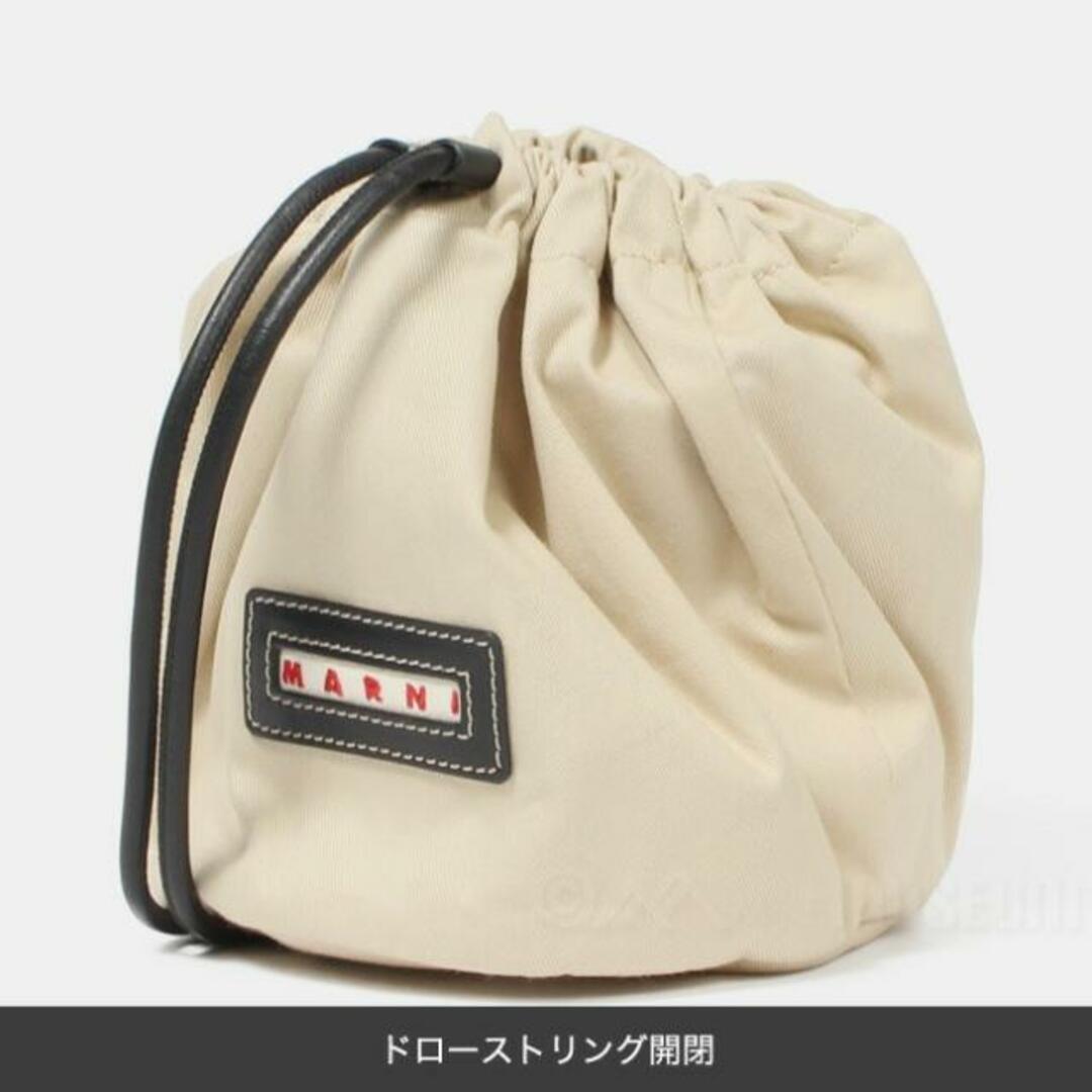 【新品未使用】 MARNI マルニ ショルダーバッグ TROPICALIA SMALL BUCKET BAGトロピカリアスモールバケットバッグ レザー SCMP0056U0LV589 【BLACK】