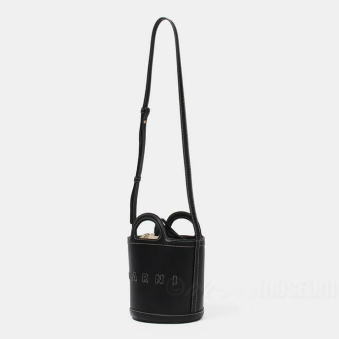 【新品未使用】 MARNI マルニ ショルダーバッグ TROPICALIA SMALL BUCKET BAGトロピカリアスモールバケットバッグ レザー SCMP0056U0LV589 【BLACK】