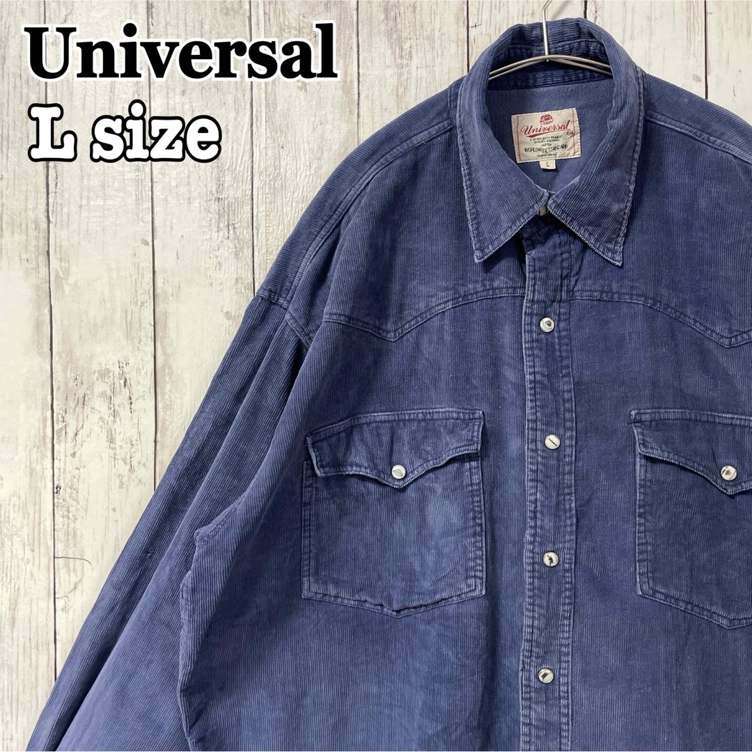 【極美品/廃盤】Denim\u0026Supply コーデュロイ ウエスタンシャツ 花柄