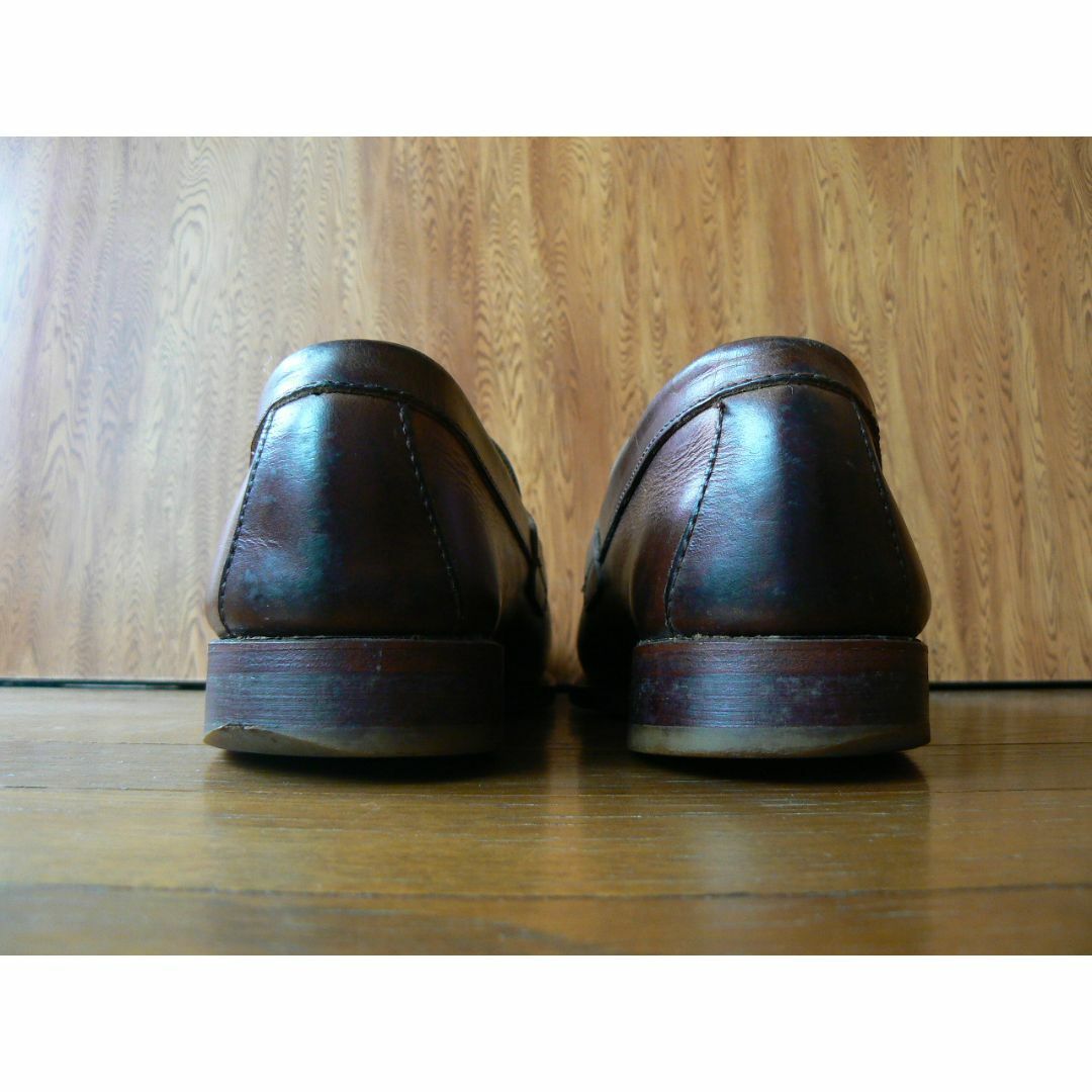 No.003 革靴　メンズ　25.5cm 茶系オイルレザー　中古品 メンズの靴/シューズ(その他)の商品写真