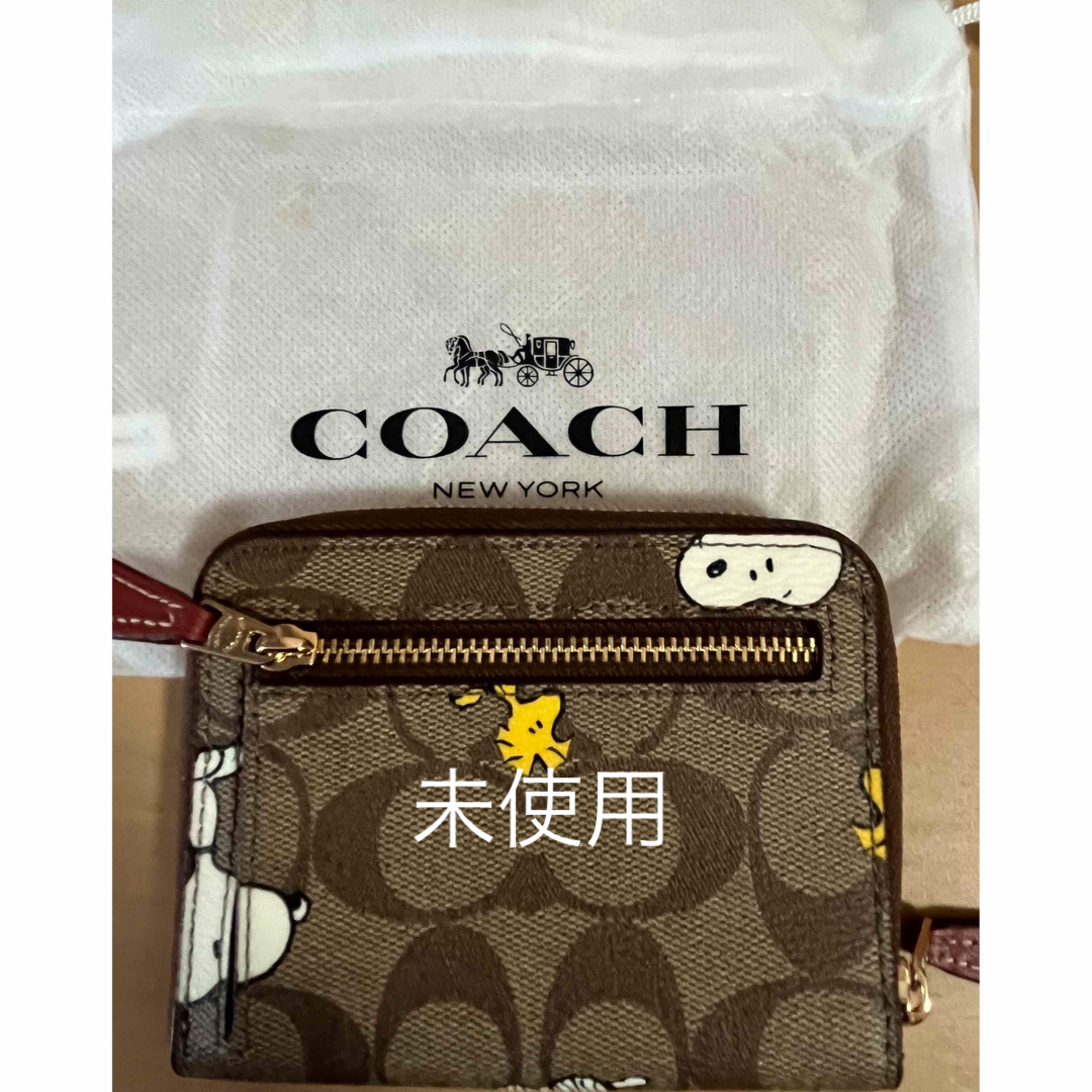 coach SNOOPY コラボ　お財布　シグネチャー