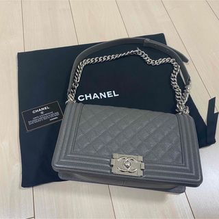 シャネル(CHANEL)のCHANEL ボーイシャネル キャビアスキン【正規品】(ショルダーバッグ)