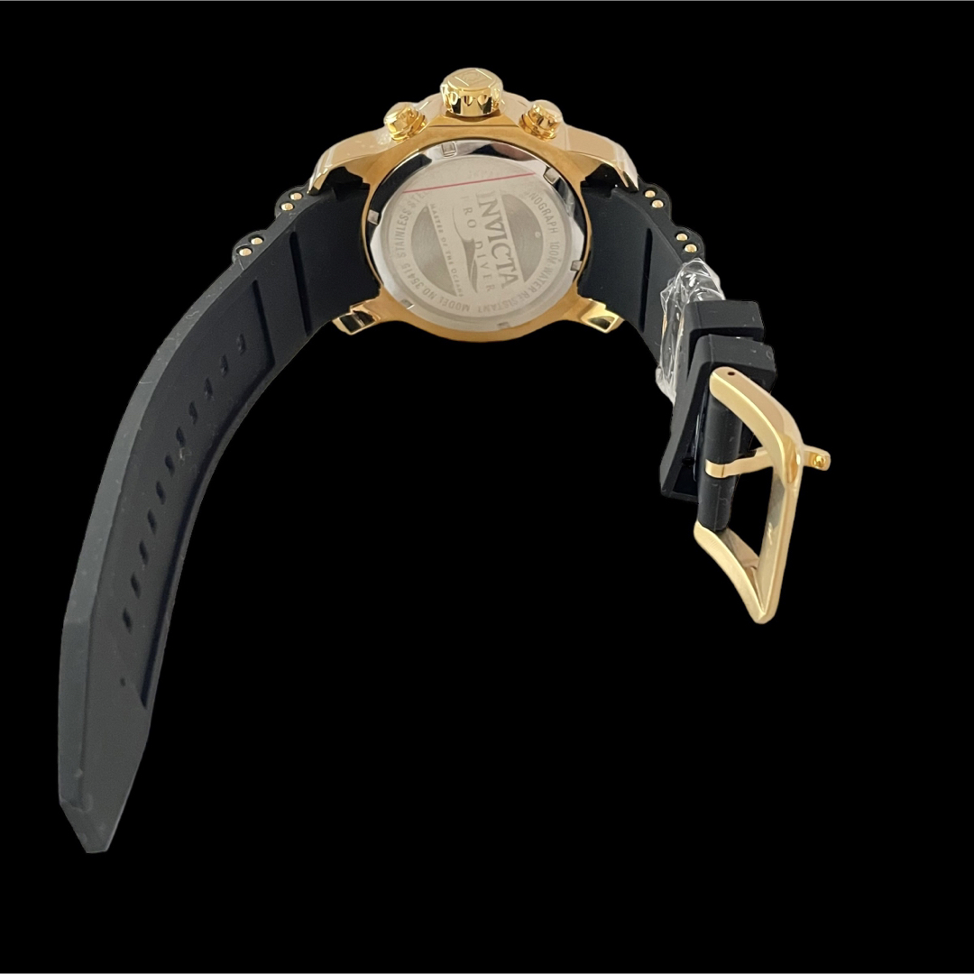 INVICTA - 【新品未使用】定価10.7万 INVICTA メンズ腕時計 ゴールド黒