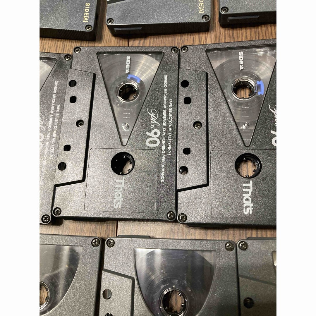 使用済みカセットテープ　全てザッツメタルポジションカセットテープ合計15本セット 7