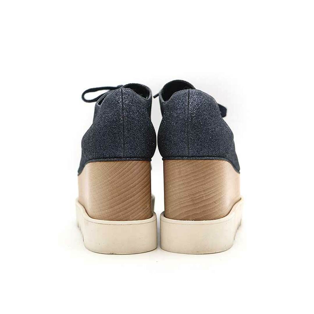 Stella McCartney(ステラマッカートニー)のSTELLA McCARTNEY ステラ マッカートニー ELYSE プラットフォームグリッタースニーカー ネイビー 38 レディースの靴/シューズ(スニーカー)の商品写真