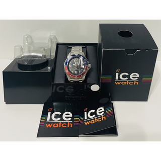 アイスウォッチ(ice watch)のアイスウォッチ ICE WATCH ブルー×レッド ペプシカラー 可動品(腕時計(アナログ))