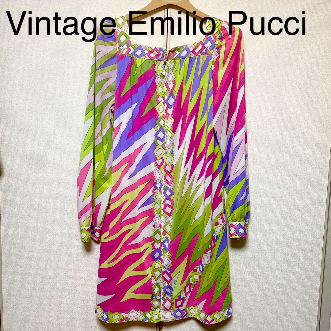 Vintage Emilio Pucciワンピース - ミニワンピース