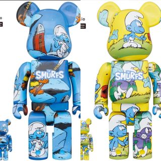 ベアブリック(BE@RBRICK)のBE@RBRICK The Smurfs 2種類セット(その他)