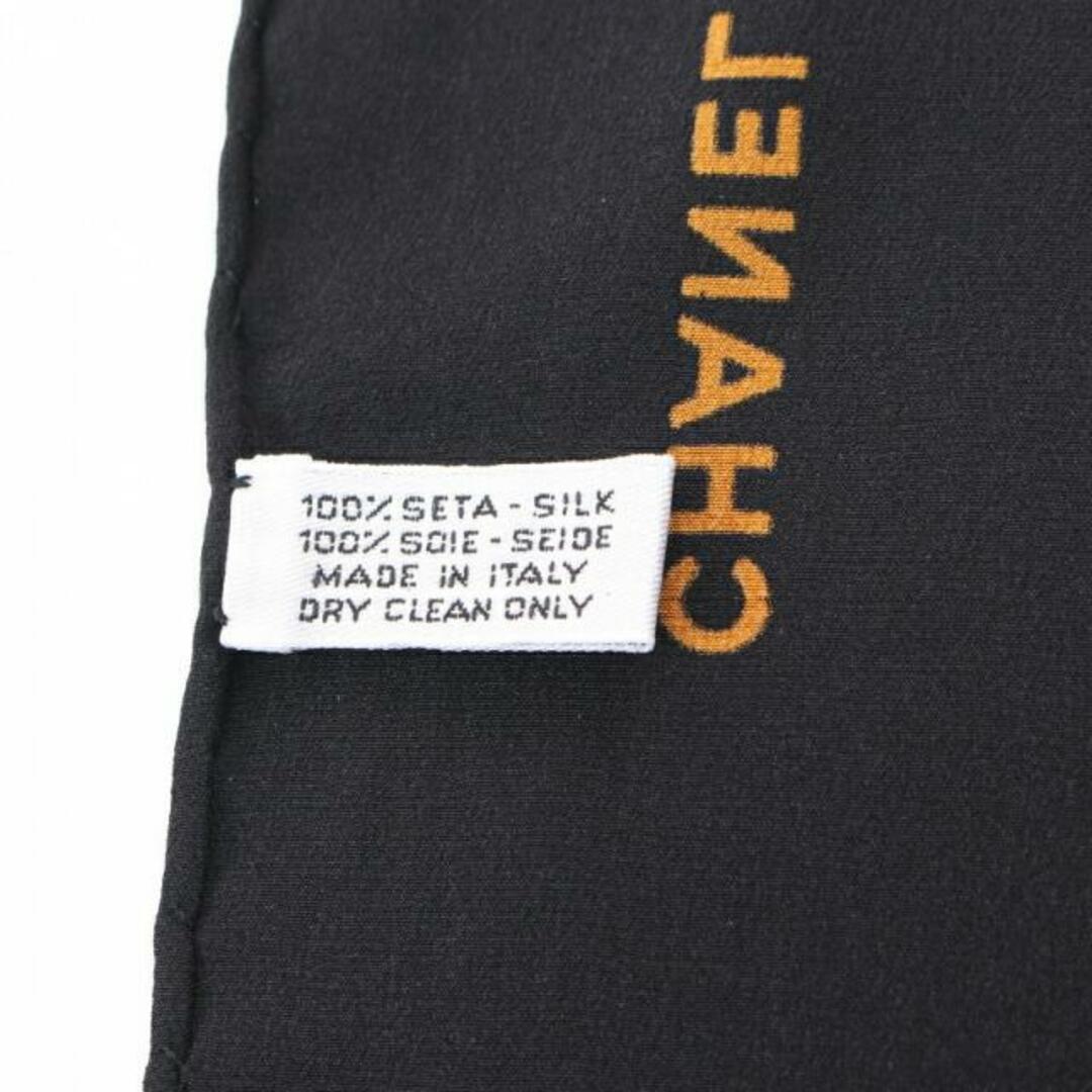 CHANEL(シャネル)のココマーク スカーフ ジュエリー柄 シルク ブラック マルチカラー レディースのファッション小物(バンダナ/スカーフ)の商品写真