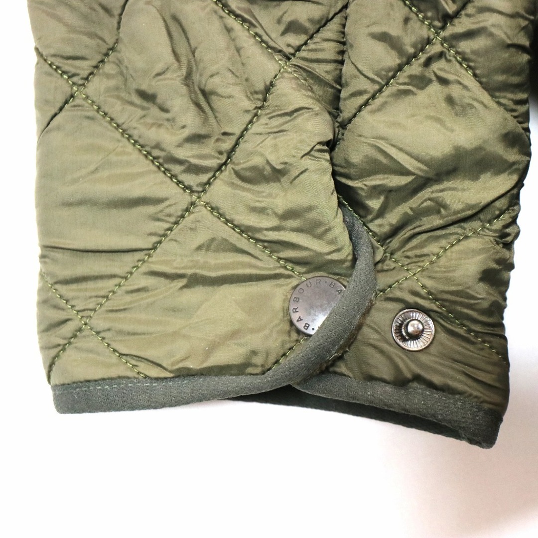 Barbour(バーブァー)のBarbour バブアー ポーラーキルト キルティングジャケット ヨーロッパ古着 アウター 防寒 カーキ (メンズ LONG) 中古 古着 O1851 メンズのジャケット/アウター(その他)の商品写真