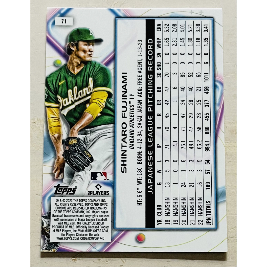 ☆祝☆本塁打王☆大谷翔平topps chrome cosmic - その他