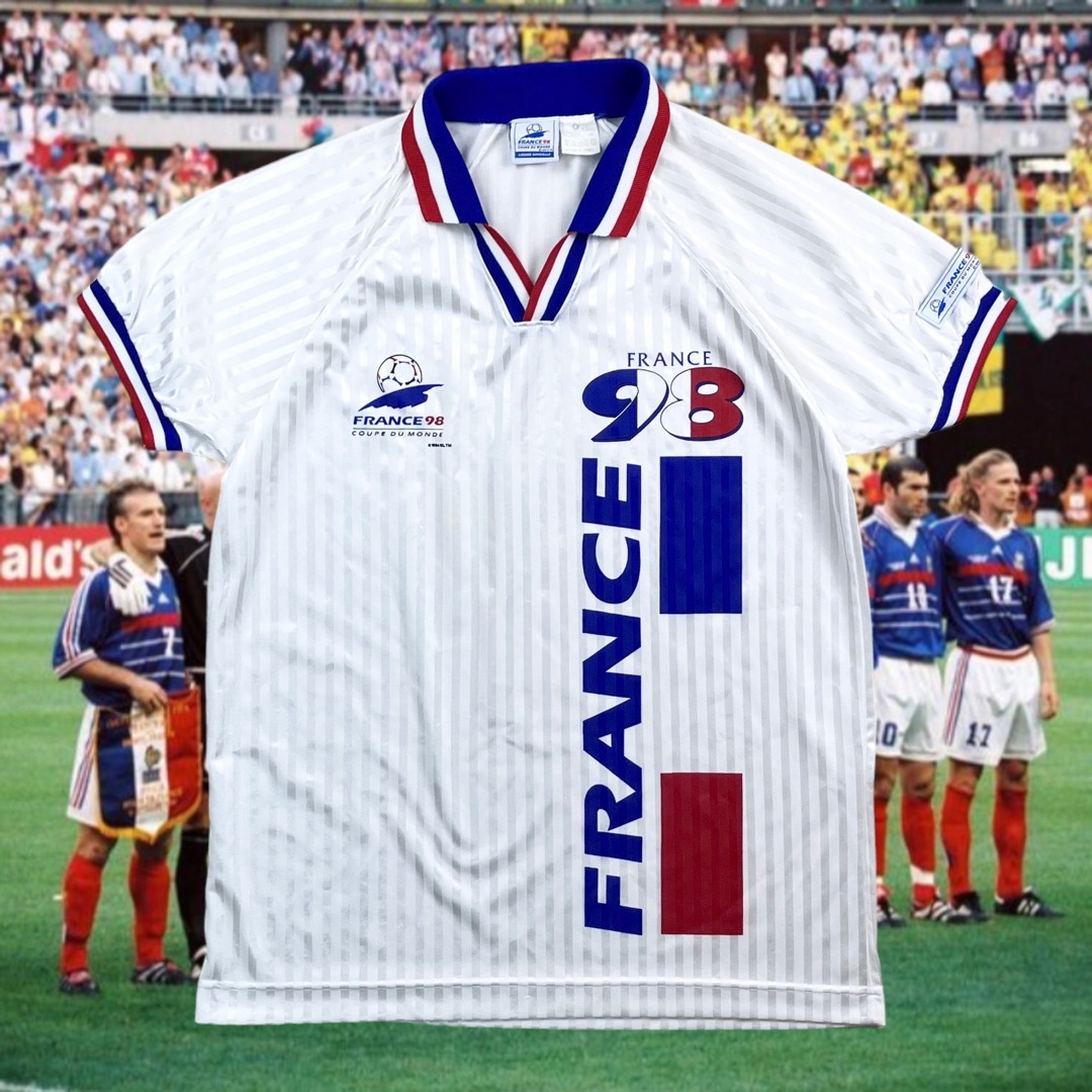 UMBRO(アンブロ)の90s フランス代表 ワールドカップ ユニフォーム ゲームシャツ サッカー メンズのトップス(Tシャツ/カットソー(半袖/袖なし))の商品写真