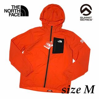 ザノースフェイス(THE NORTH FACE)の新品　Mサイズ　ノースフェイス　ビッグウォール ウインド ジャケット レッド　赤(ナイロンジャケット)