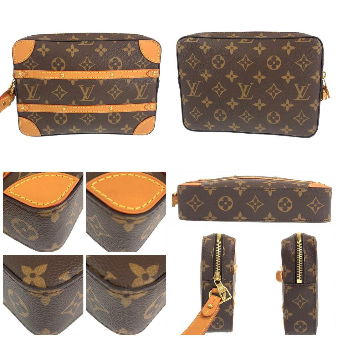 新品未使用 LOUIS VUITTON ルイヴィトン モノグラム ソフトトランク ポッシュ ブラウン 茶色 PVC M44779 クラッチバッグ セカンドバッグ レディース 403488