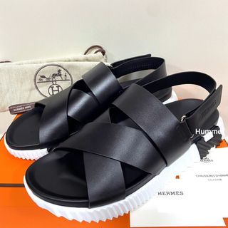 エルメス(Hermes)の国内正規品 2023 極美品 43サイズ エルメス エレクトリック サンダル(サンダル)