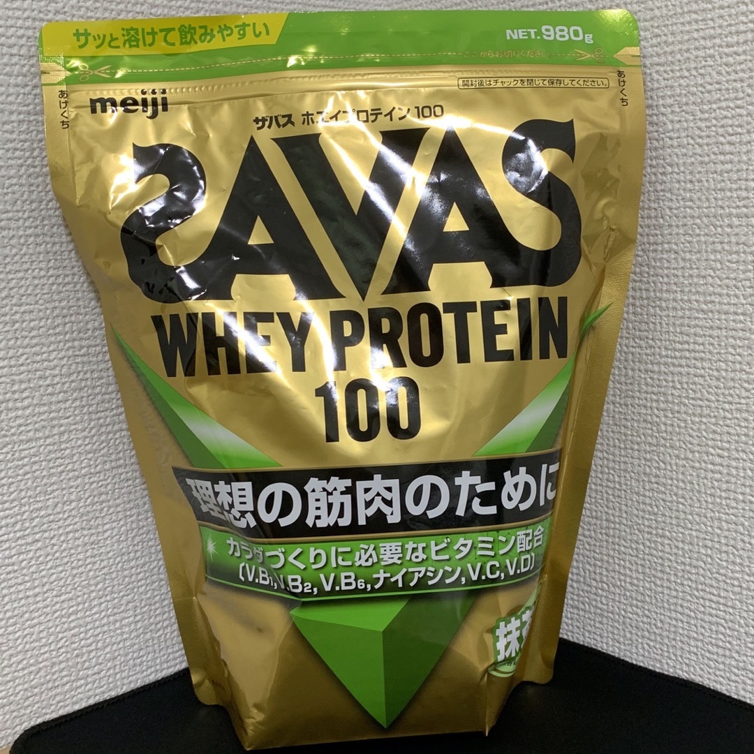 【新品】SAVAS　ホエイプロテイン　抹茶　980g