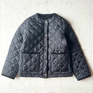 マッキントッシュ(MACKINTOSH)の【2021AW】マッキントッシュ　ノーカラーキルティングコート　黒　8(ダウンジャケット)