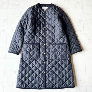 トラディショナルウェザーウェア(TRADITIONAL WEATHERWEAR)のトラディショナルウェザーウェア　ARKLEY LONG  ネイビー　34(ダウンジャケット)