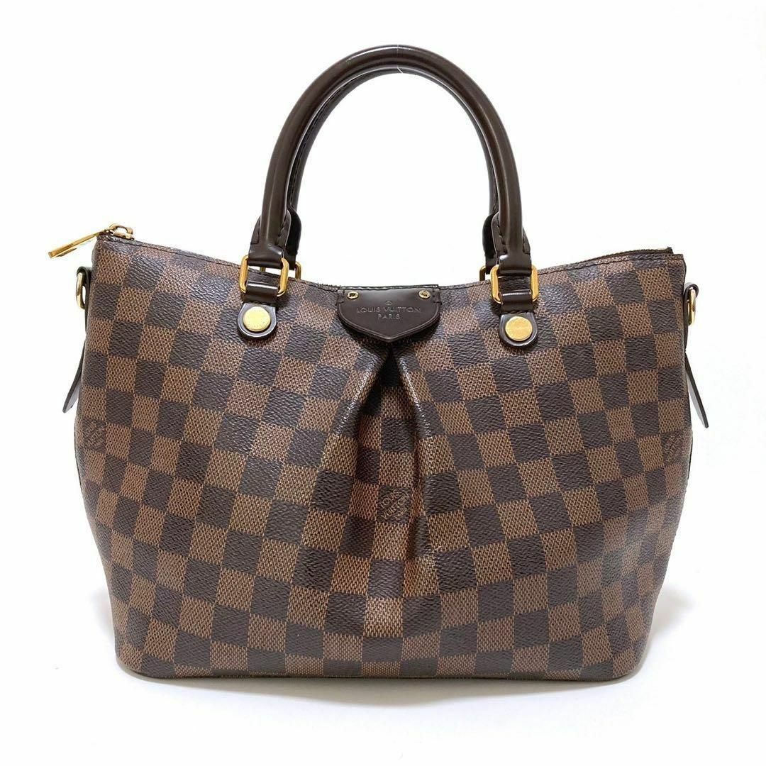 LOUIS VUITTON(ルイヴィトン)のルイヴィトン N41545 ハンドバッグ ダミエ シエナ PM ブラウン レッド レディースのバッグ(ハンドバッグ)の商品写真