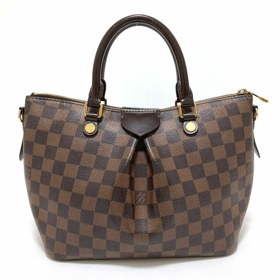 LOUIS VUITTON(ルイヴィトン)のルイヴィトン N41545 ハンドバッグ ダミエ シエナ PM ブラウン レッド レディースのバッグ(ハンドバッグ)の商品写真