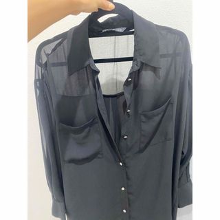 ザラ(ZARA)のシースルーシャツ(シャツ/ブラウス(長袖/七分))