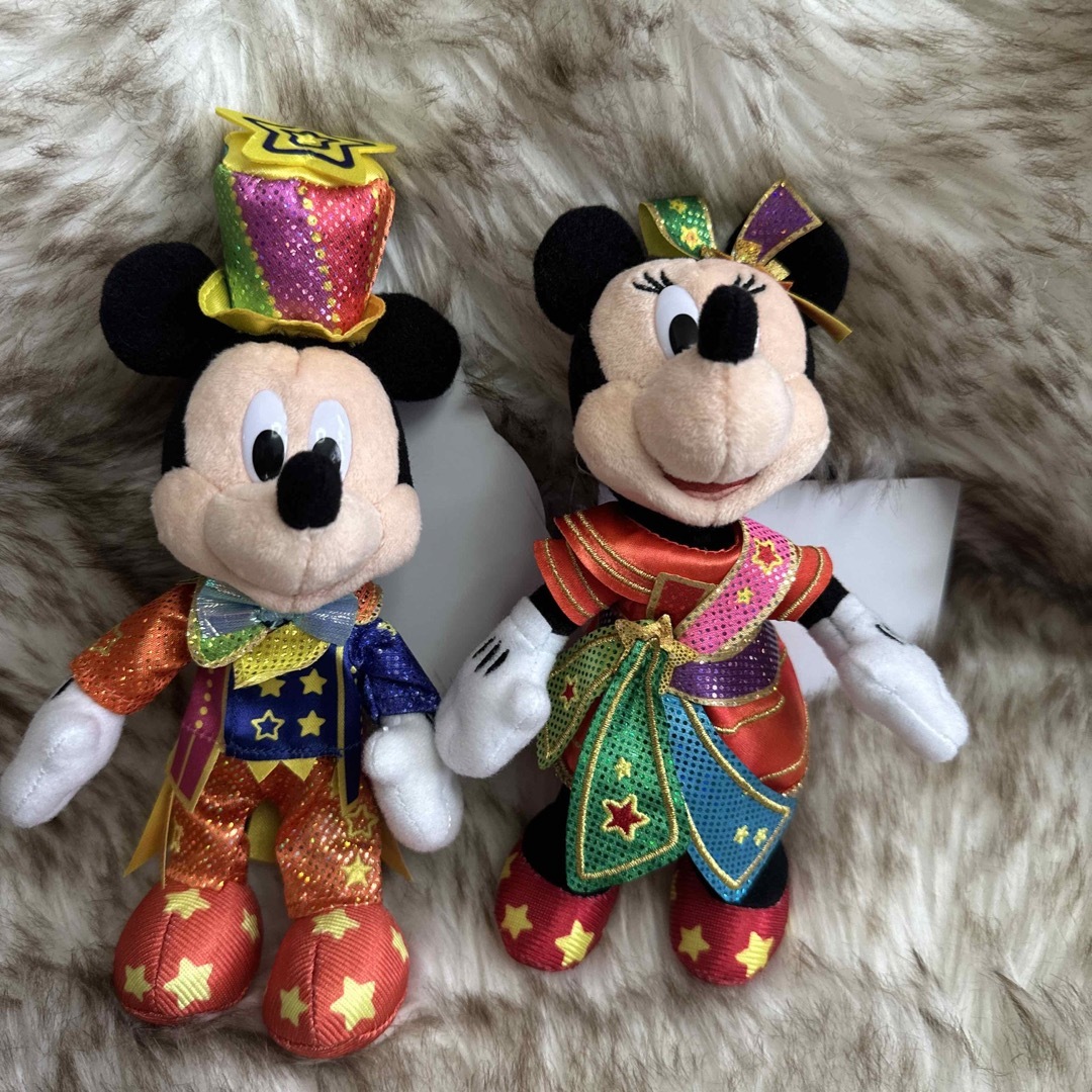 Disney - ディズニーランド40周年 ミッキーミニーキーホルダーの通販