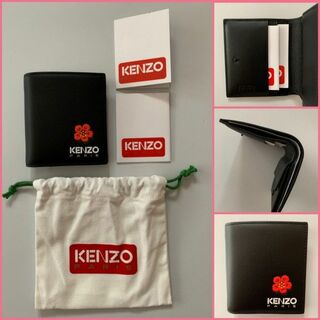 KENZO ケンゾー タイガーフェイス 折り財布 ブラック